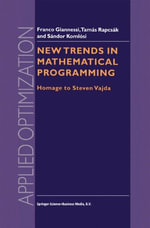 Applied Optimization : Homage to Steven Vajda - Franco Giannessi
