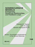 Nonrecursive Models : Endogeneity, Reciprocal Relationships, and Feedback Loops - Pamela Paxton