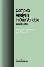 Complex Analysis in One Variable - Raghavan Narasimhan