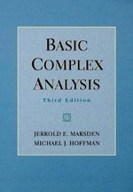 Basic Complex Analysis - Jerrold Marsden