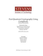 Post-Quantum Cryptography Using Complexity - Michael James De Mare