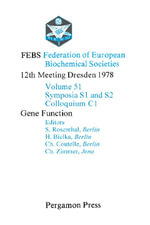 Gene Function : FEBS Federation of European Biochemical Societies: 12th Meeting, Dresden, 1978 - S. Rosenthal