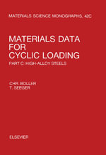 Materials Data for Cyclic Loading : High-Alloy Steels - Chr. Boller