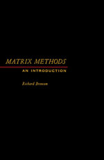 Matrix Methods : An Introduction - Richard Bronson