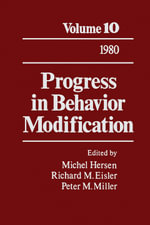 Progress in Behavior Modification : Volume 10 - Michel Hersen