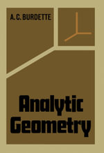 Analytic Geometry - A. C. Burdette