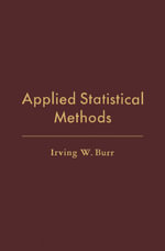 Applied Statistical Methods - Irving W. Burr