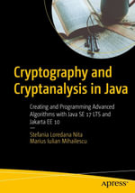 Cryptography and Cryptanalysis in Java : Creating and Programming Advanced Algorithms with Java SE 17 LTS and Jakarta EE 10 - Stefania Loredana Nita