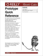 Prototype Quick Reference - Scott Raymond