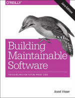 Building Mantainable Software, Java Edition - Gijs Wijnholds