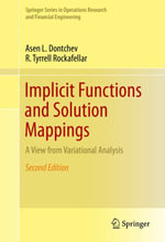 Implicit Functions and Solution Mappings : A View from Variational Analysis - Asen L. Dontchev