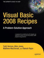 Visual Basic 2008 Recipes : A Problem-Solution Approach - Allen Jones