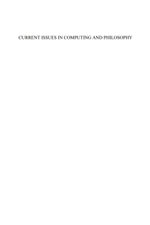 Current Issues in Computing and Philosophy