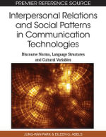 Premier Reference Source : Discourse Norms, Language Structures and Cultural Variables - Jung-ran Park