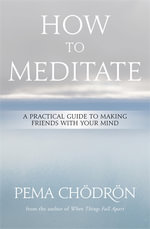 How to Meditate : A Practical Guide to Making Friends with Your Mind - Pema Chödrön