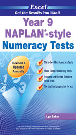 Excel NAPLAN-style Numeracy Test : Year 9 - Excel