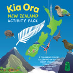 Kia Ora New Zealand Activity Pack : 8 colouring pencils, colouring-in poster, word challegnes, stick sheet , dot-to-dot, mazes