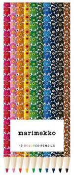 Marimekko Colored Pencils (Unikko) : 10 Colored Pencils - Marimekko