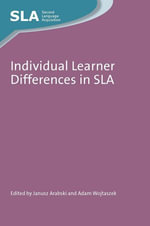 Individual Learner Differences in SLA : Second Language Acquisition : Book 59 - Prof. Janusz Arabski