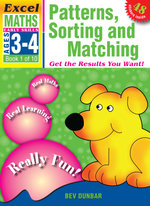Patterns, Sorting and Matching : Excel Maths Early Skills Ages 3-4: Book 1 of 10 - Hunter Calder