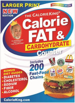 Calorieking Larger Print Calorie, Fat & Carbohydrate Counter : Calorieking - Allan Borushek