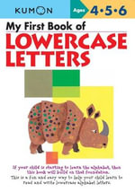 My First Book of Lowercase Letters : UK Commonwealth Edition - KUMON PUBLISHING