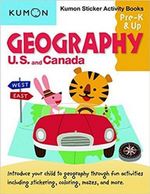 Geography Sticker Activity Book : US and Canada - KUMON PUBLISHING