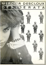 Desiderata : Inpatient Press / Mercurial Editions - Lizzy Mercier Descloux