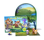 Friendly Forest: My Mini Busy Books For Kids : Includes 4 Figurines with Foldable Play Board and Storybook - Phidal Publishing