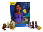 Disney Wish: My Busy Books : With Storybook, 10 Figurines and a Playmat - Phidal Publishing
