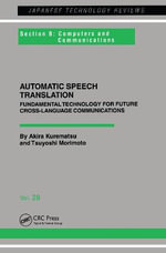 Automatic Speech Translation : Japanese Technology Reviews - Akira Kurematsu