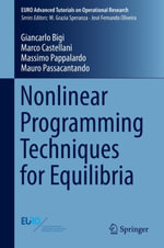 Nonlinear Programming Techniques for Equilibria : Business and Management (R0) - Giancarlo Bigi