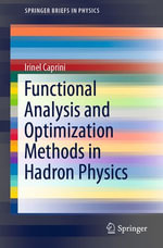 Functional Analysis and Optimization Methods in Hadron Physics : SpringerBriefs in Physics - Irinel Caprini