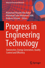 Progress in Engineering Technology : Automotive, Energy Generation, Quality Control and Efficiency - Author