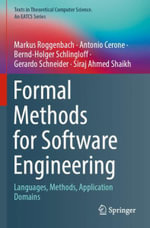 Formal Methods for Software Engineering : Languages, Methods, Application Domains - Antonio Cerone