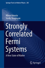 Strongly Correlated Fermi Systems : A New State of Matter - Miron Amusia