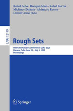 Rough Sets : International Joint Conference, IJCRS 2020, Havana, Cuba, June 29 - July 3, 2020, Proceedings - Rafael Bello