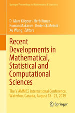 Recent Developments in Mathematical, Statistical and Computational Sciences : The V AMMCS International Conference, Waterloo, Canada, August 18-23, 2019 - Author