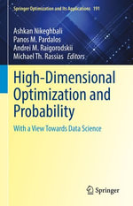 High-Dimensional Optimization and Probability : With a View Towards Data Science - Ashkan Nikeghbali
