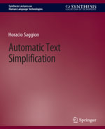 Automatic Text Simplification - Horacio Saggion