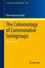 The Cohomology of Commutative Semigroups : An Overview - Pierre Antoine Grillet