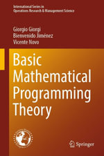 Basic Mathematical Programming Theory : Business and Management (R0) - Giorgio Giorgi