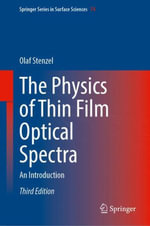 Springer Surface Sciences : An Introduction - Olaf Stenzel
