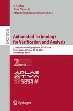 Automated Technology for Verification and Analysis : 22nd International Symposium, ATVA 2024, Kyoto, Japan, October 21-25, 2024, Proceedings, Part II - Aina Niemetz