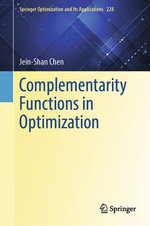 Complementarity Functions in Optimization : Mathematics and Statistics (R0) - Jein-Shan Chen