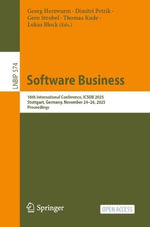 Lecture Notes in Business Information Processing : 16th International Conference, ICSOB 2025, Stuttgart, Germany, November 24-26, 2025, Proceedings - Georg Herzwurm