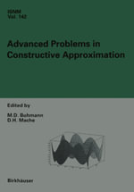 Advanced Problems in Constructive Approximation : 3rd International Dortmund Meeting on Approximation Theory (IDoMAT) 2001 - Martin Dietrich Buhmann