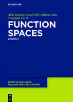 Function Spaces, 2 : De Gruyter Series in Nonlinear Analysis and Applications - Lubos Pick
