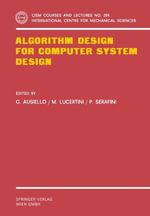 Algorithm Design for Computer System Design : Cism International Centre for Mechanical Sciences - Giorgio Ausiello