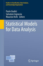 Statistical Models for Data Analysis : Springer Nature Proceedings excluding Computer Science - Author